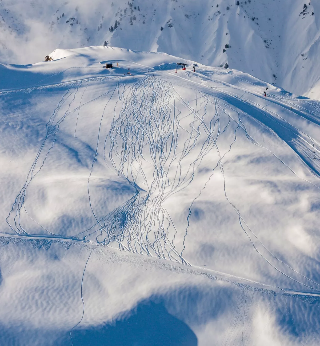 Tout Schuss en Draisienne dans la station du Corbier 