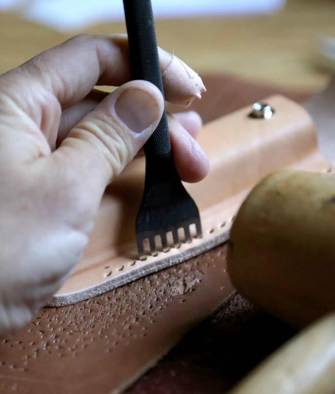 Leather workshop