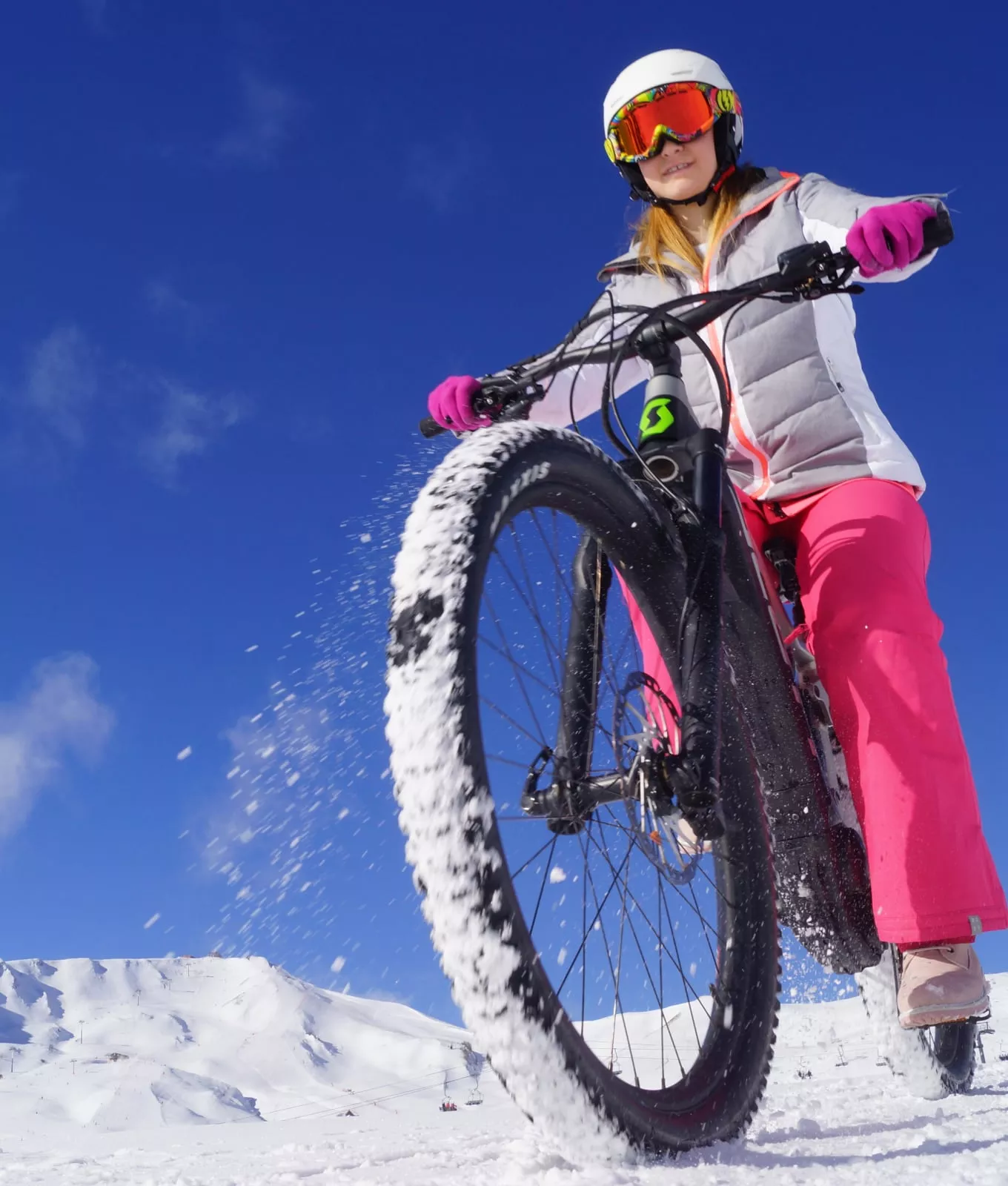 VTT sur la neige